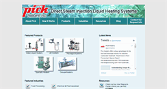 Desktop Screenshot of pickheaters.com